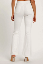 SALE-Risen-High-Rise Wide Flare Jeans-White