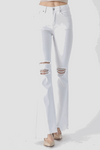 SALE-Risen-High-Rise Flare Jeans-White