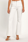 SALE-Risen-High-Rise Wide Flare Jeans-White