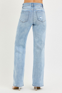 Zenana Light Blue Jeans Back