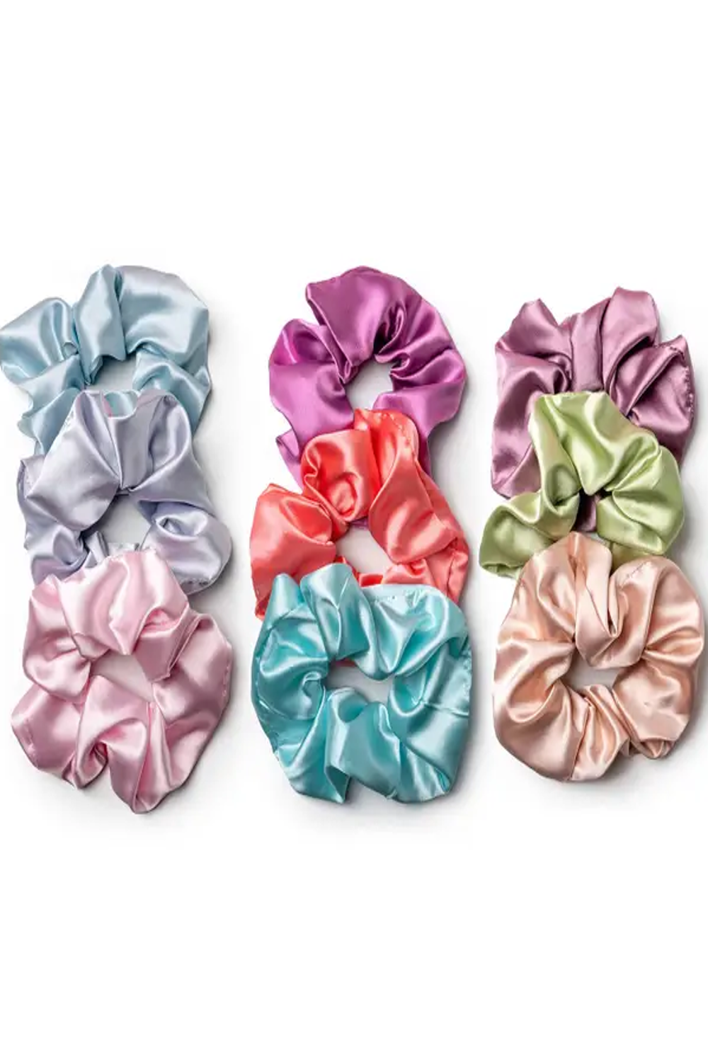 FREE! Scrunchies with ever $10+ purchase! Goody Satin Scrunchie Damage-Resistant Wear for Medium to  main image 3