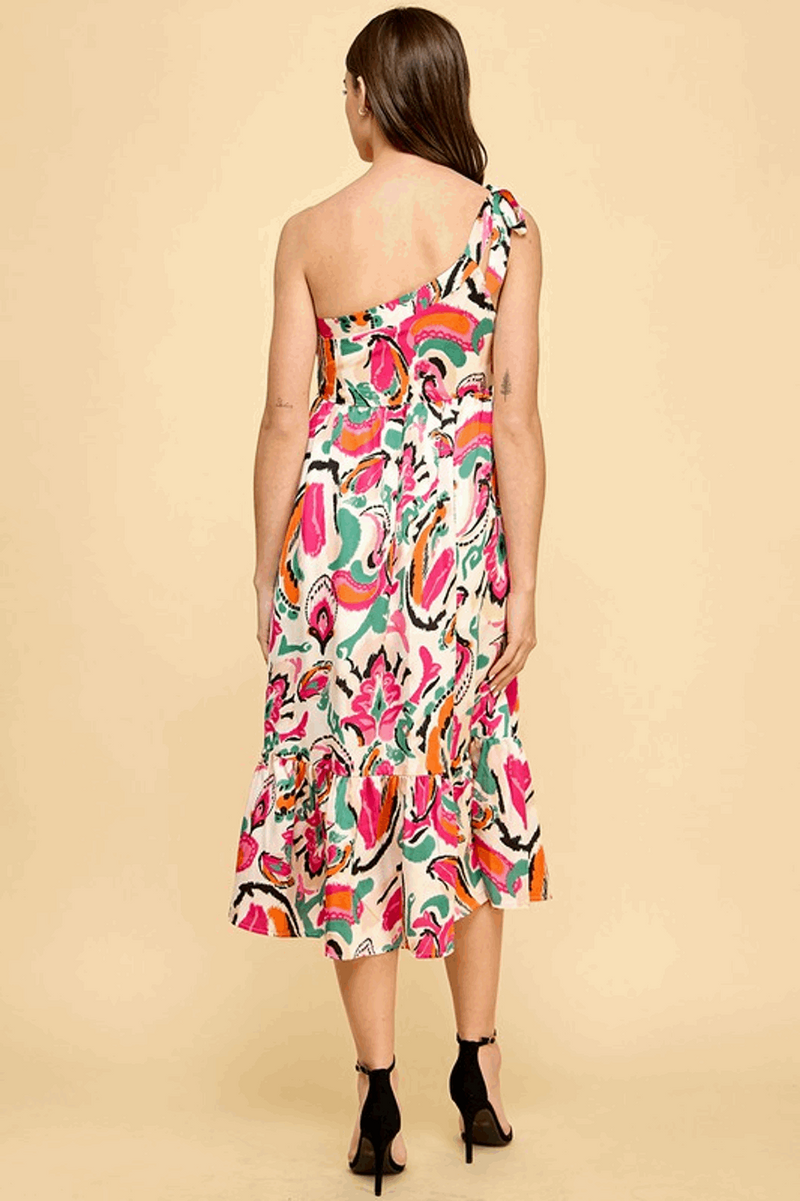 Runaway With Me Dress-Fuschia