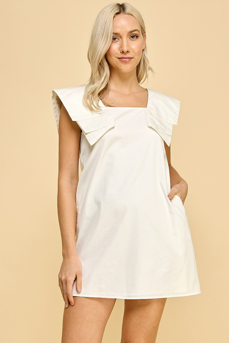 Tickets To Paradise Dress-White