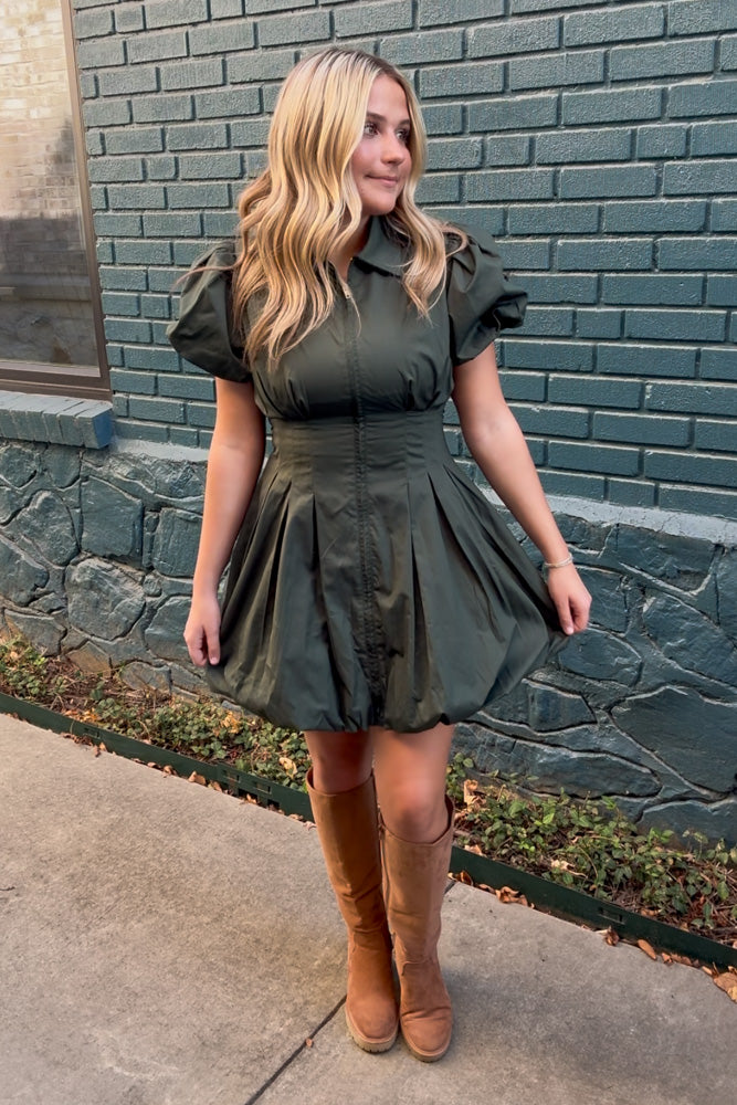 TCEC Bubble Hem Dress
