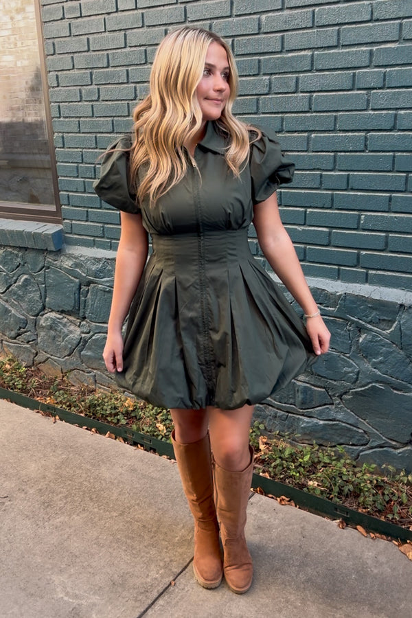 TCEC Bubble Hem Dress