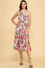 Runaway With Me Dress-Fuschia