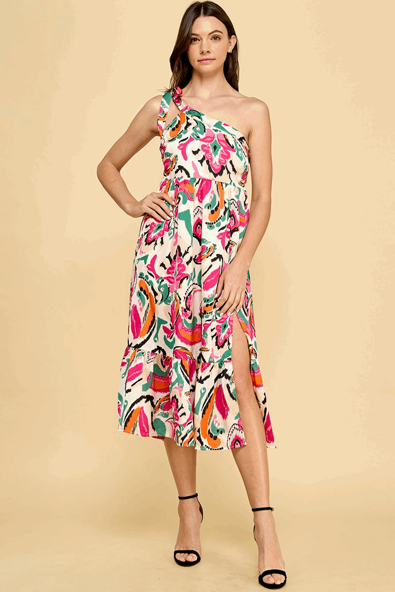 Runaway With Me Dress-Fuschia
