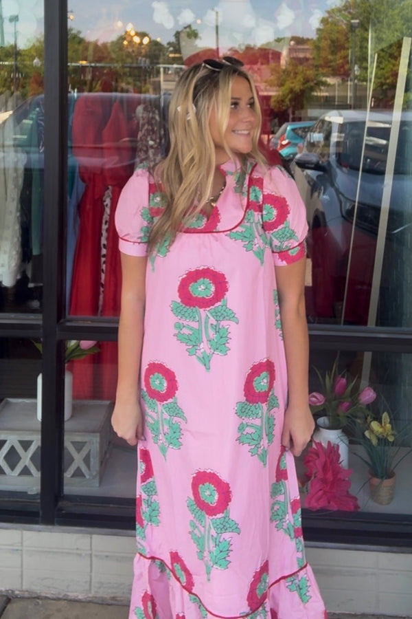 boutique dresses fall September modest maxi dress in fall frenzy-final sale – JanieLanie main image 0