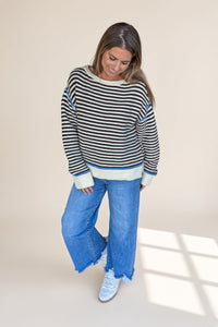 TCEC Striped Sweater