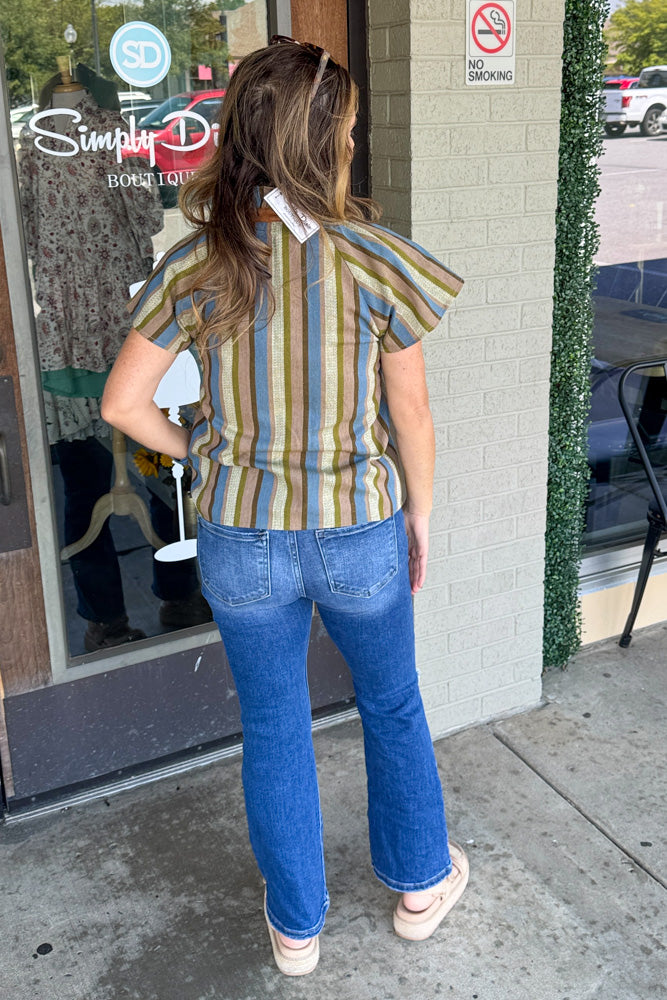 THML Striped Top Back