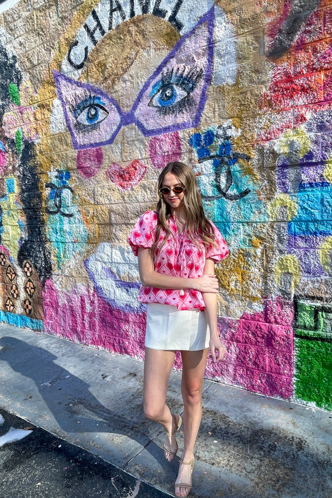 トップス Mellfy memory My love heart puff tops My love heart puff tops – mellfy memory