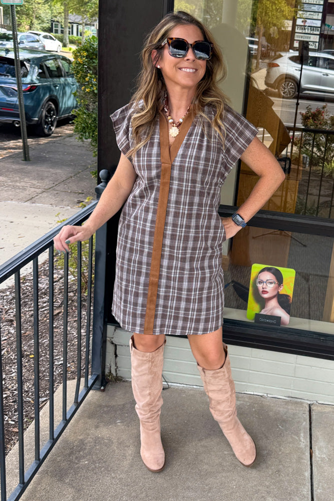 THML Plaid Dress
