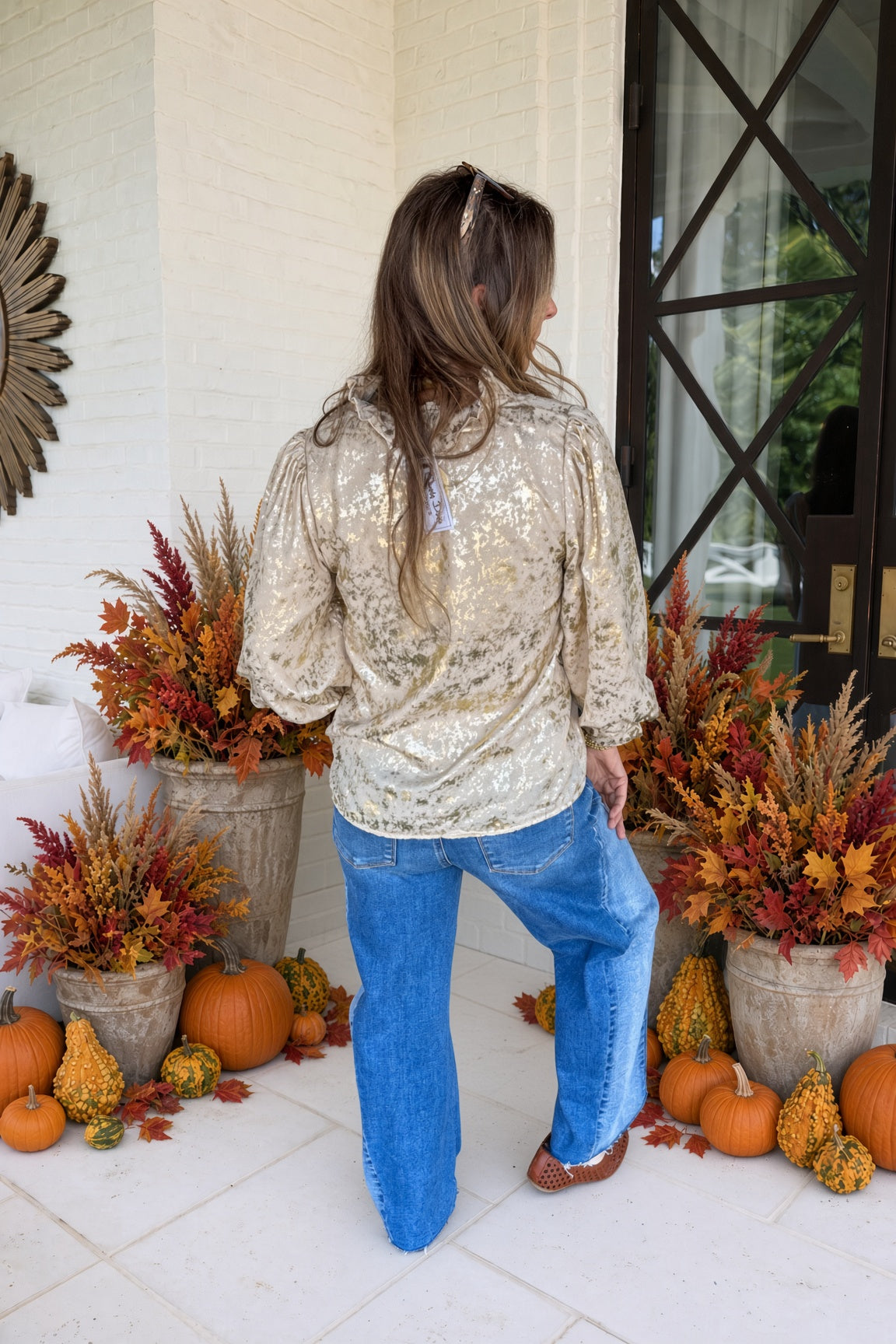 Evening Elegance Top-Gold