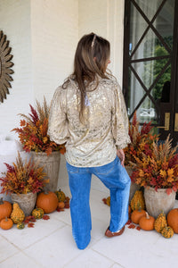 Evening Elegance Top-Gold