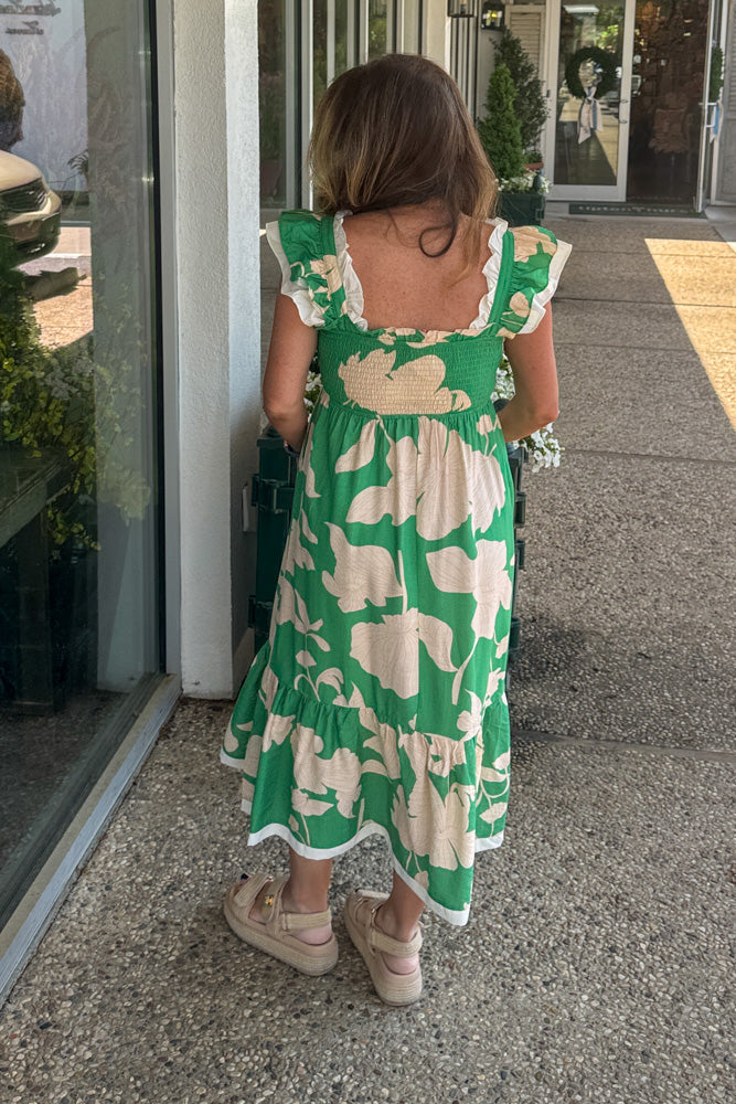 Umgee Lucky Like You Maxi Dress-Green
