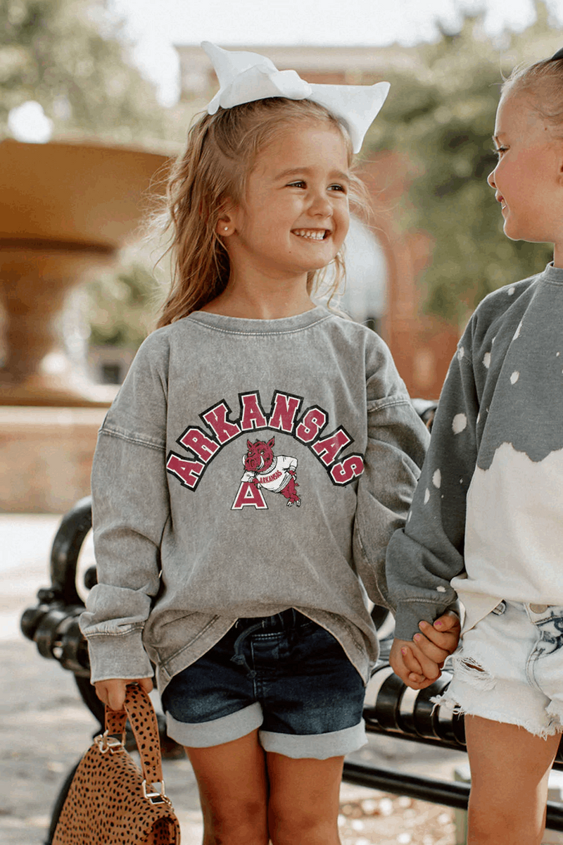Gameday Couture-Kids Long Sleeve Razorback Pullover