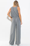 The Time Is Now Pants Set-Olive