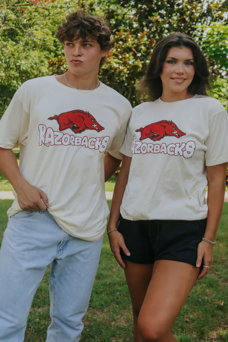 Charlie Southern-Razorback Bubble Shirt-Off White