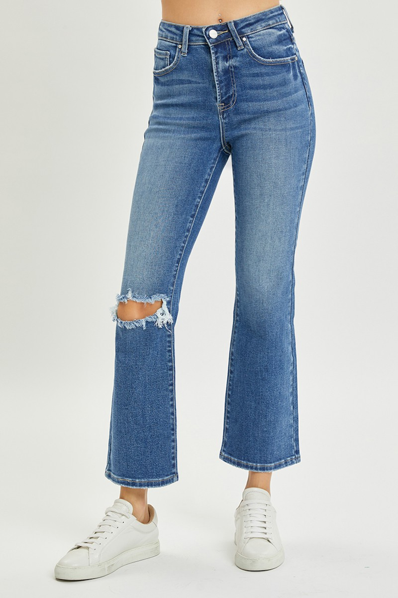 Risen Jeans High Rise Ankle Flare