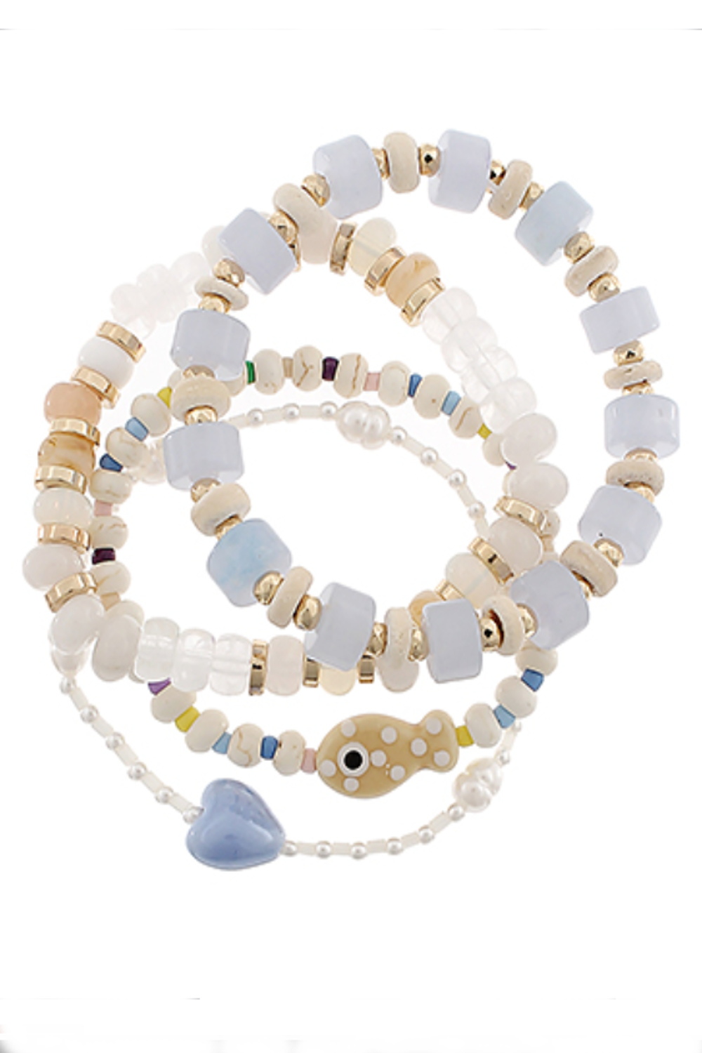 fish stretchy bracelet set