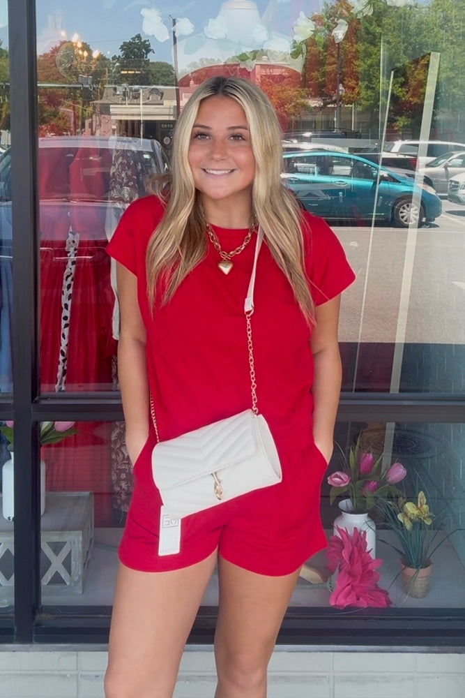 Zenana Cotton Sleevless Shorts Set