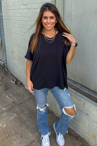 Vanessa Short Sleeve Top Mint Zenana