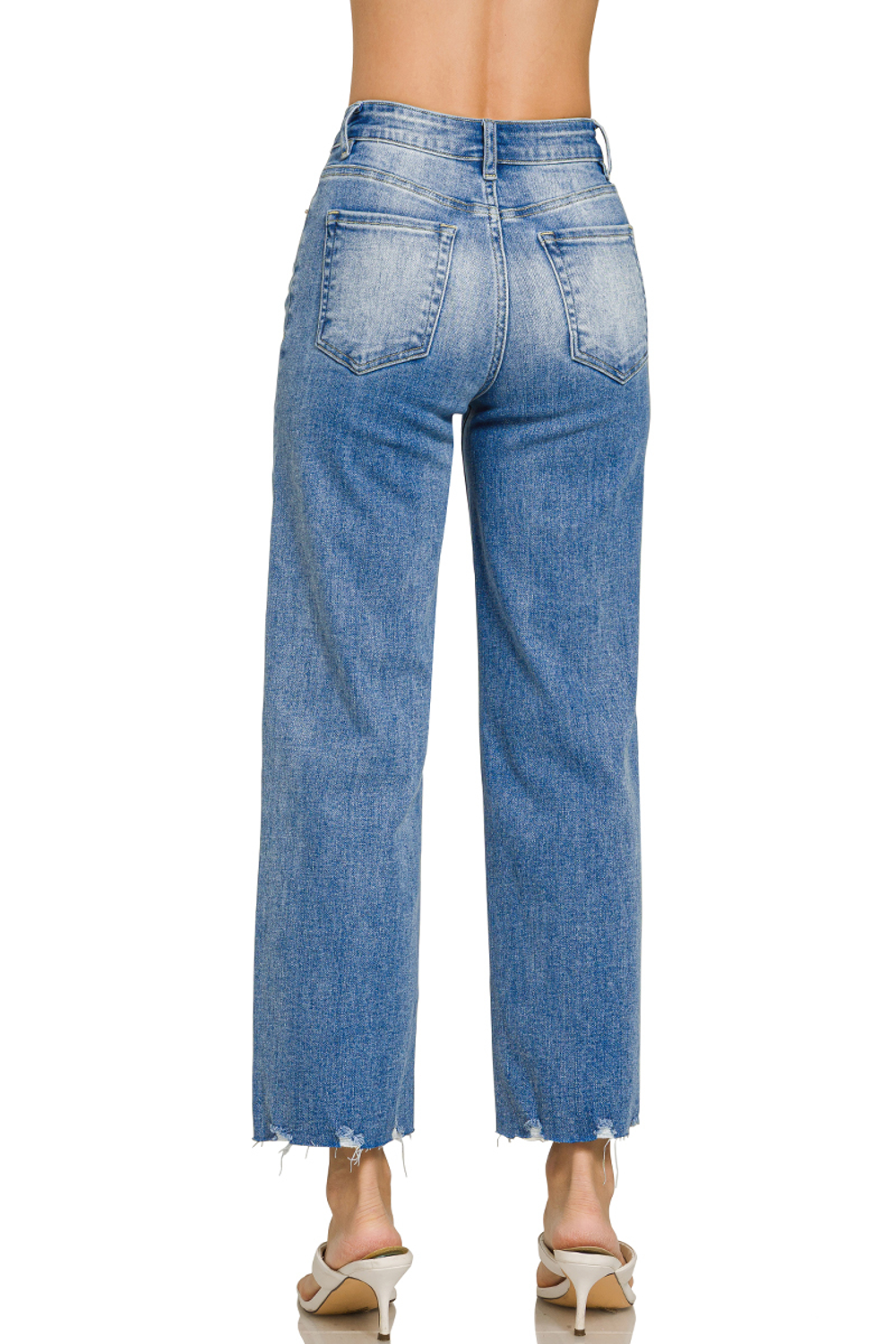 Zenana Cropped Jeans Back