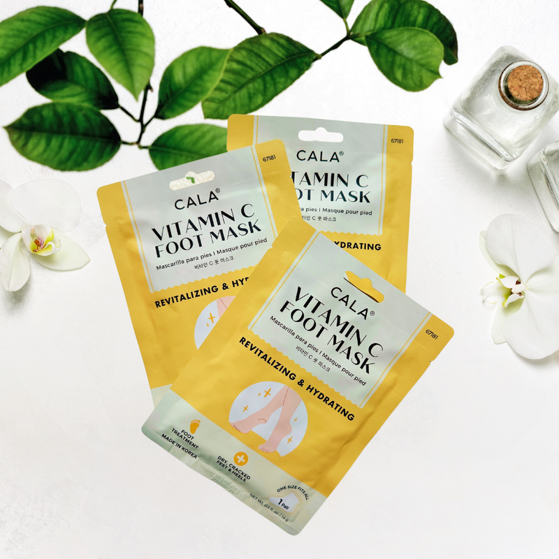 CALA Vitamin C or Collagen Foot Mask Treatment: Collagen