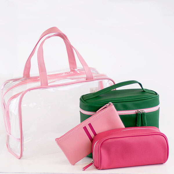 Livie Travel Gift Set-Pink/Kelly