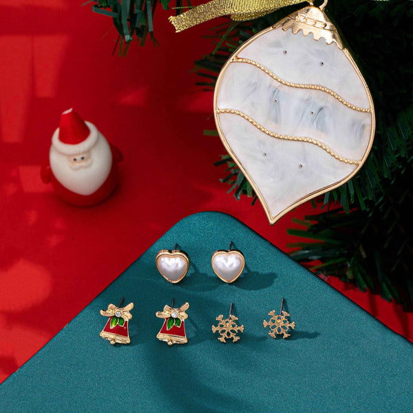 Holiday Christmas Trio Earring & Ornament Set