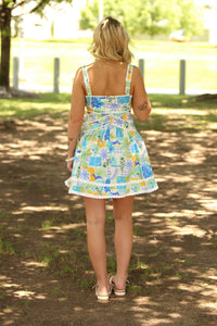 & merci Cut out Summer Dress back