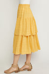Bright As The Sun Skirt-Yellow