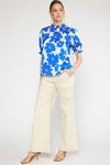 A New Day Top-Cobalt Blue