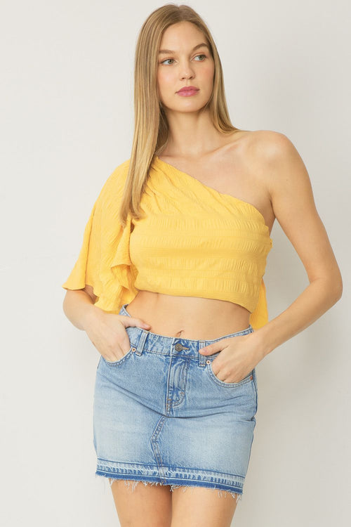 Bright As The Sun Top-Yellow