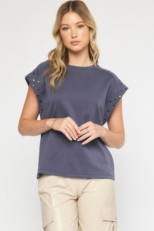 Forever Free Top-Charcoal