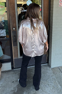 Entro Dolman Sleeve Holiday Top Back