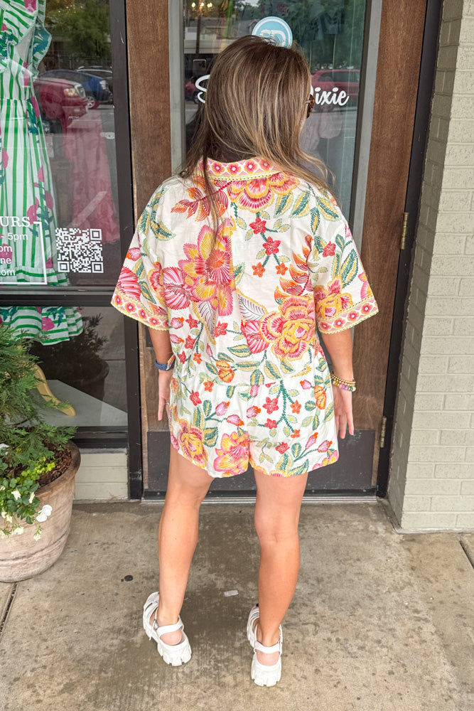 Entro Tropical Skort Set Back