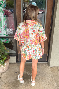 Entro Tropical Skort Set Back
