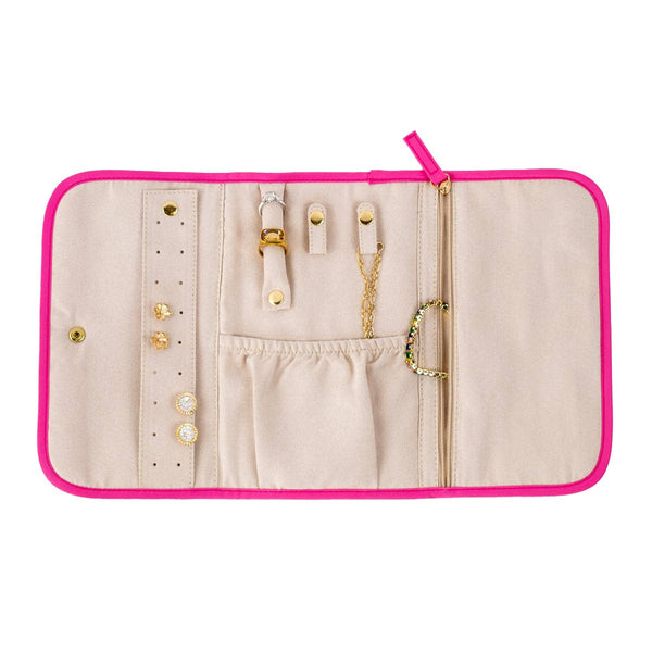 Kate Jewelry Roll-Pink