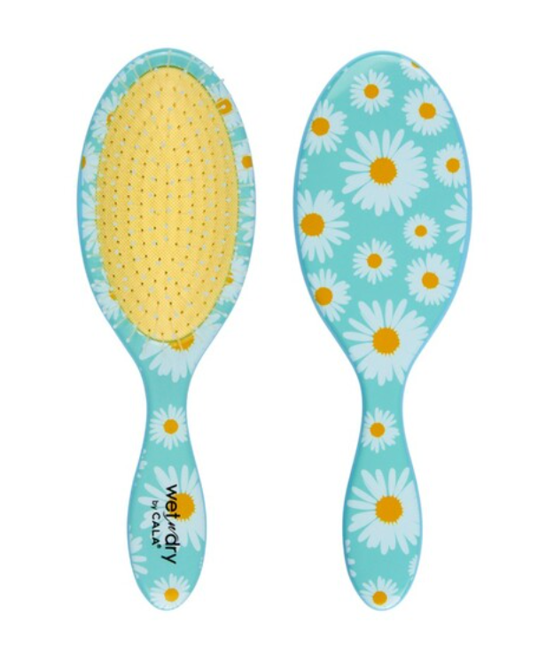 CALA Wet-n-Dry Detangling Hair Brush: Pink Pastel Marble