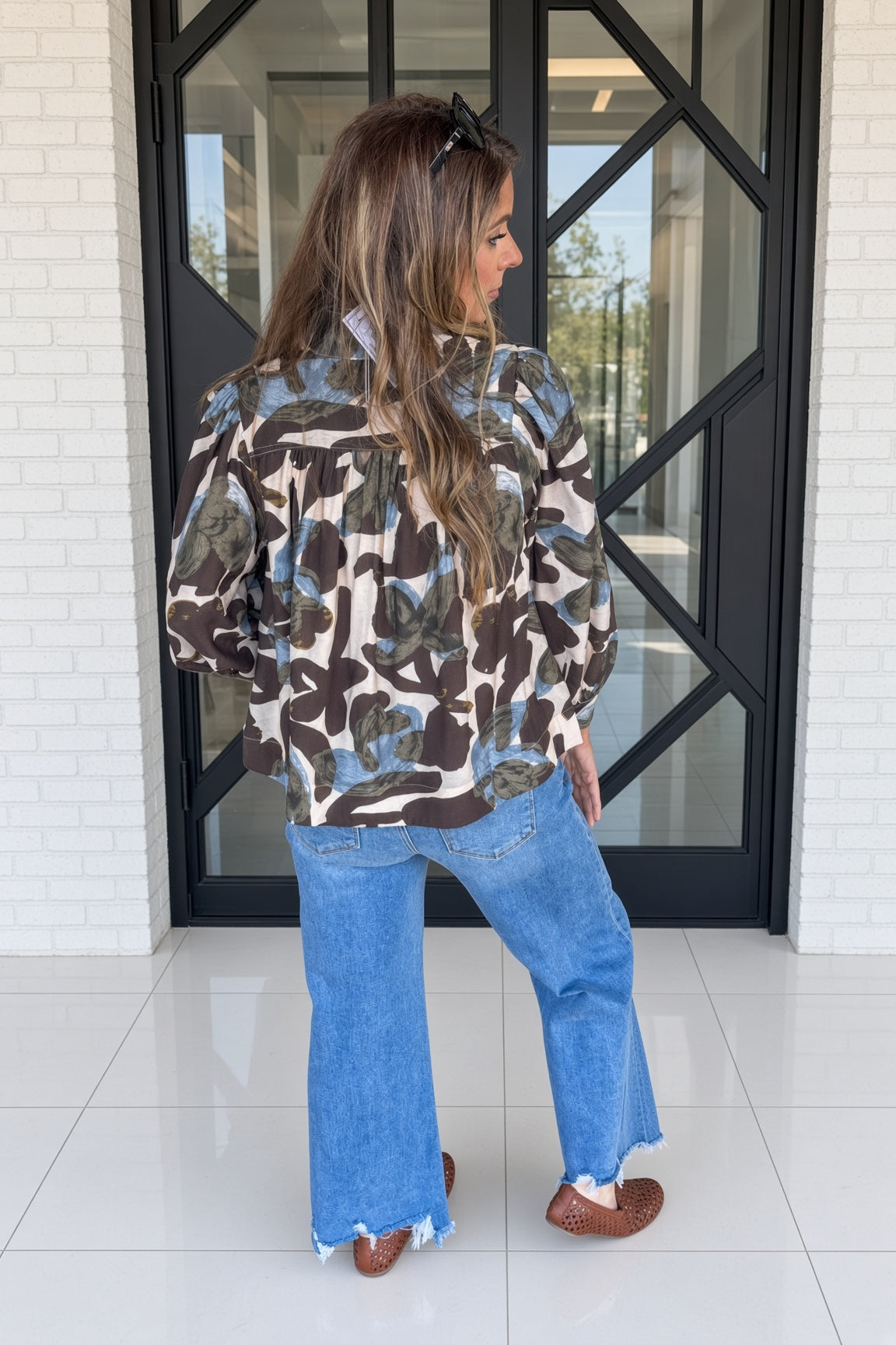 Lots To Love High Neck Top-Ecru