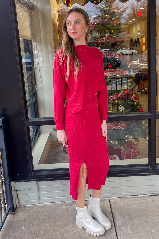 Zenana-Ribbed Skirt Set – Simply Dixie Boutique