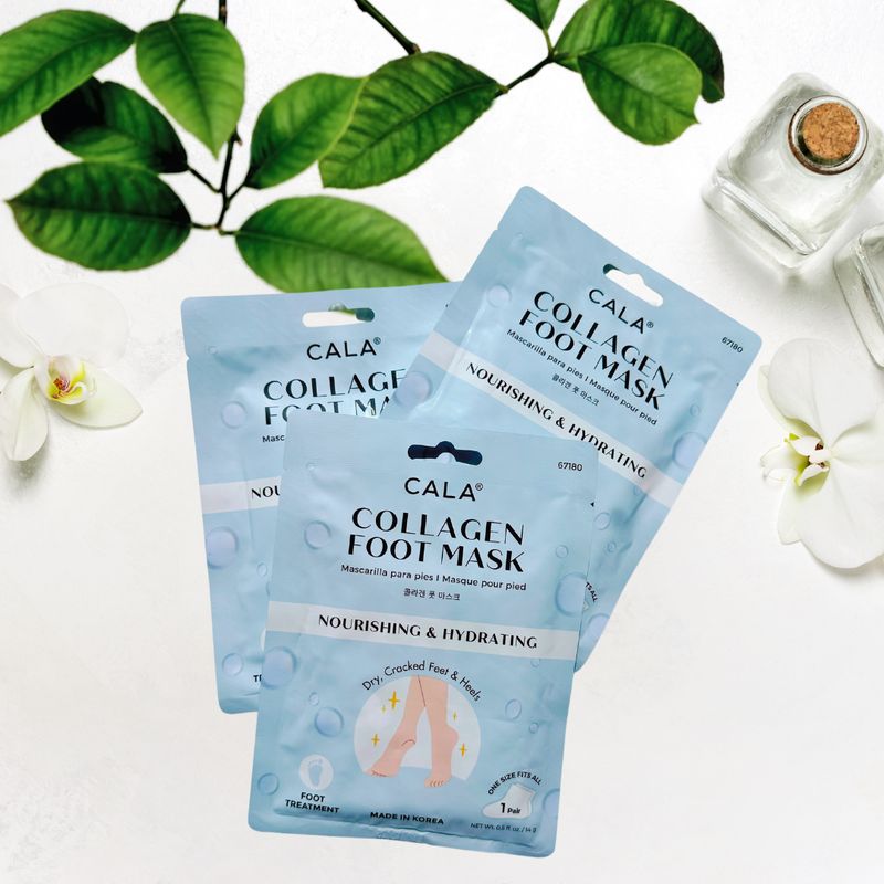 CALA Vitamin C or Collagen Foot Mask Treatment: Collagen