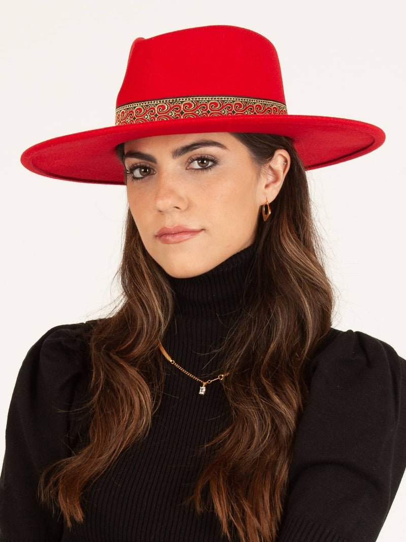 Lucca Couture-Teegan Hat-Red