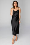Buddy Love-Tracy Midi Slip Dress-Black
