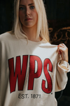 Charlie Southern-WPS Corded Crew Sweatshirt-Cream