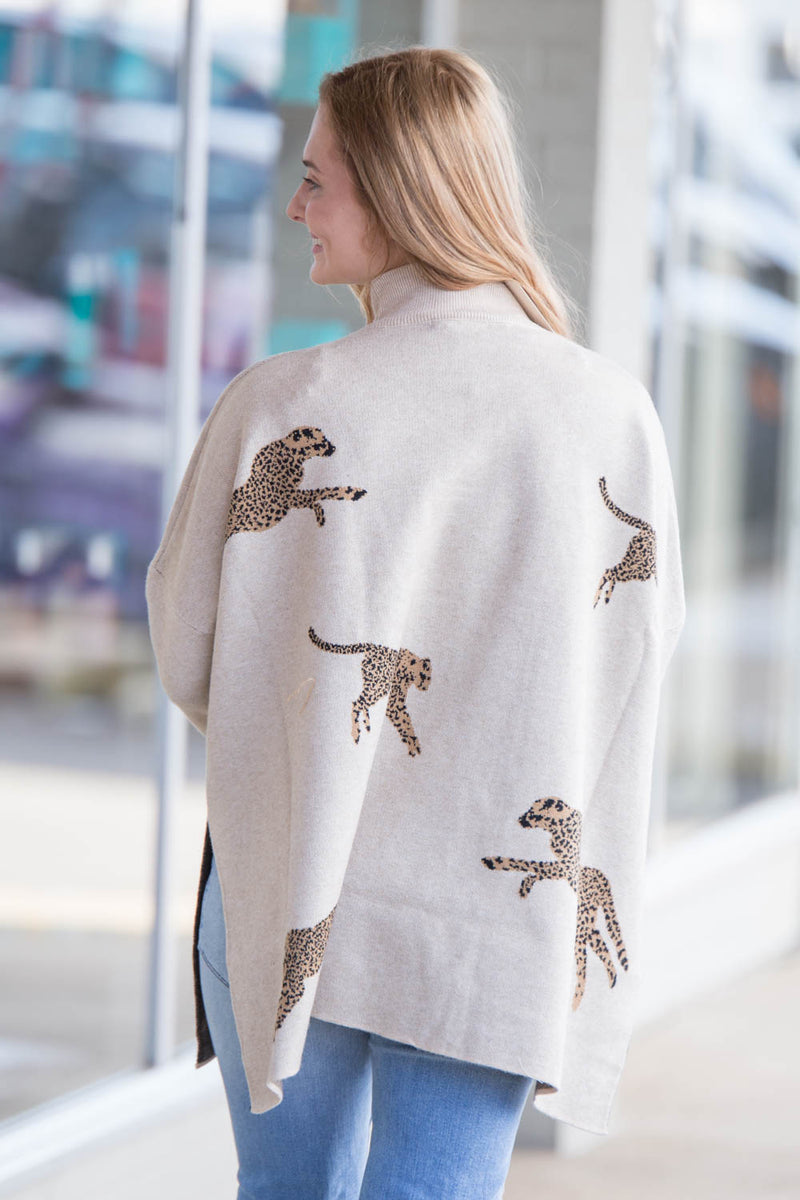 The Mercedes Cheetah Sweater