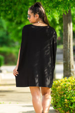 The Perfect Piko Short Sleeve Tunic-Black