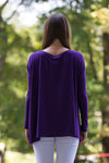 The Perfect Piko Top-Dark Purple