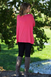 The Perfect Piko Top-Coral - Simply Dixie Boutique
 - 2